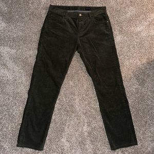7 Diamonds Green Corduroy Pants (33x30)